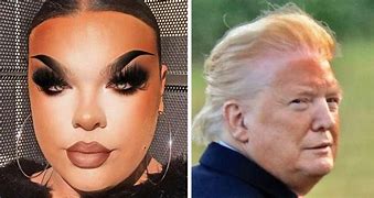 Image result for Funny Makeup Looks