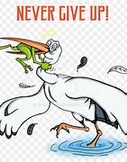 Image result for Never Give Up Cartoon