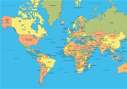 Image result for Map of the World Names