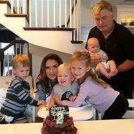 Image result for Alec Baldwin with 7 Kids