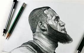 Image result for LeBron James Head Drawing