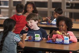 Image result for Students Eating School Lunch