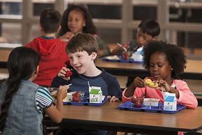 Image result for Elementary School Cafeteria Lunch