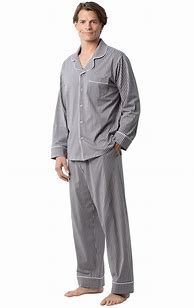 Image result for Men's Two Piece Cotton Pajamas