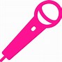 Image result for Pink Microphone Clip Art