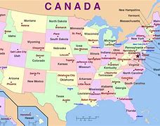 Image result for USA Map with Big Cities