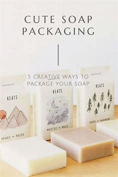 5 Adorable Ways That Sellers Are Packaging Their Soap | Soap packaging diy, Handmade soap packaging, Soap packaging design