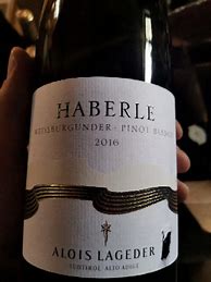 Image result for Alois Lageder Pinot Bianco Haberle