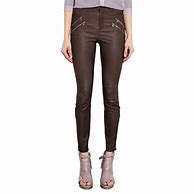 Image result for Brown Leather Pants