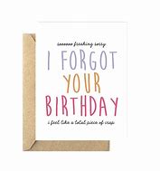 Image result for I Forgot Your Birthday Party Hat Image
