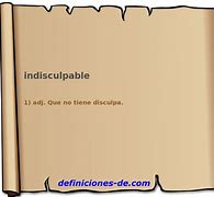 Image result for indisculpable