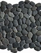 Image result for Black and White Pebble Stone Tile