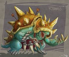 Image result for Rammus Concept Art