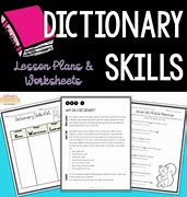 Image result for Dictionary Skills