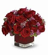 Image result for Dark Red Rose Bouquet