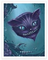 Image result for Disney Cheshire Cat Art Print