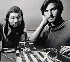 Image result for Steve Jobs and Partenr On Garage