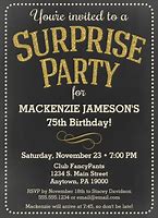 Image result for Funny 75th Birthday Party Invite