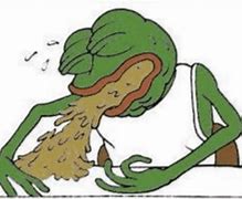 Image result for Pepe Throw Up