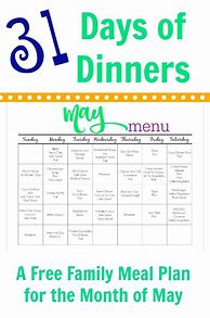 Image result for Healthy Meal Plans for Families