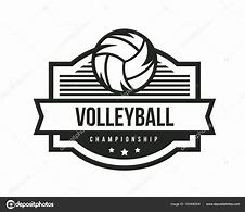 Image result for Volleyball Logo Black and White