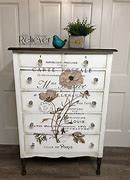 Image result for Before and After Decoupage Furniture