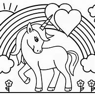 Image result for Unicorn Color Pages for Kids