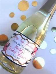 Image result for Moscato Mini Wine Bottle Favors