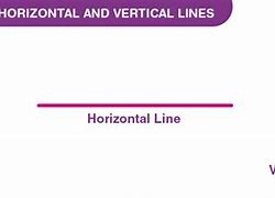 Image result for Examples of Horizontal and Vertical Lines