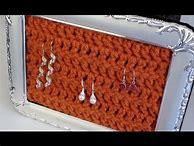 Image result for Crochet Earring Holder