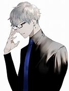 Image result for Realistic Anime Boy with Glasses