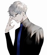 Image result for Cute Anime Boy with Glasses