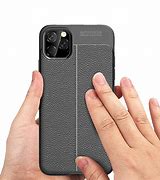Image result for Leather All-Black Phone Case
