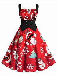 Image result for Plus Size Christmas Dresses