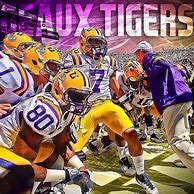 Image result for LSU Tigers Football Art