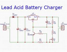 Image result for Lead Acid Battery Charger Circuit