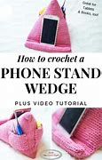 Image result for Crochet iPhone Stand Free Pattern