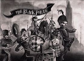 Image result for Welcome to the Black Parade Art Work