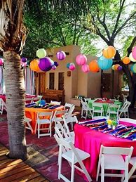 Image result for Mexican Rainbow Party Decorations