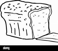 Image result for Bread Cartoon Black and White