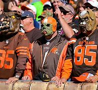 Image result for Cleveland Browns Dog Mask