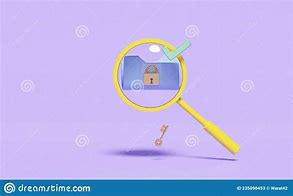 Image result for Magnifying Glass and Unlock Lock