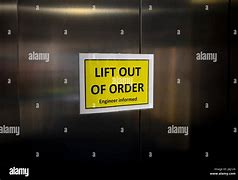 Image result for Lift Out of Order Sign