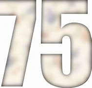 Image result for 75 Number PNG