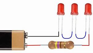 Image result for Simple LED with Current Limiting Resistor