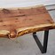 Image result for Natural Wood Slab Coffee Tables