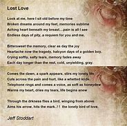 Image result for Long Lost Love Poem