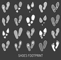 Image result for Shoe Print Vector Art