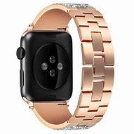 Image result for Rose Gold Starp Apple Watch with Black Case