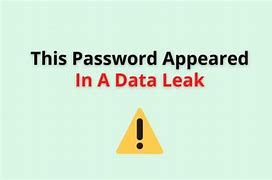 Image result for iPhone Password Data Leak Notification